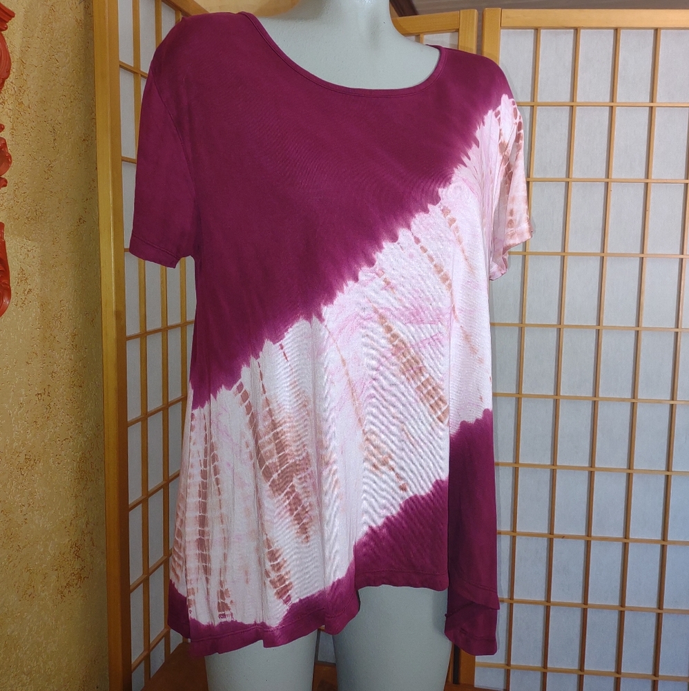 Argee, tye dye tunic Hi-Lo shirt, XL. FINAL PRICE DROP 💧💧💧
